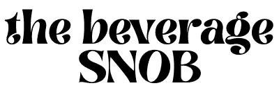 The latest logo for The Beverage Snob food blog.